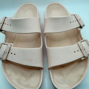 Birkenstock Double-Strap Slide Sandals - Blush Pink